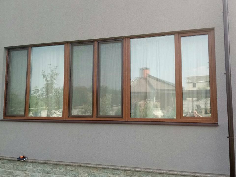 Остекление балкона теплыми алюминиевыми окнами