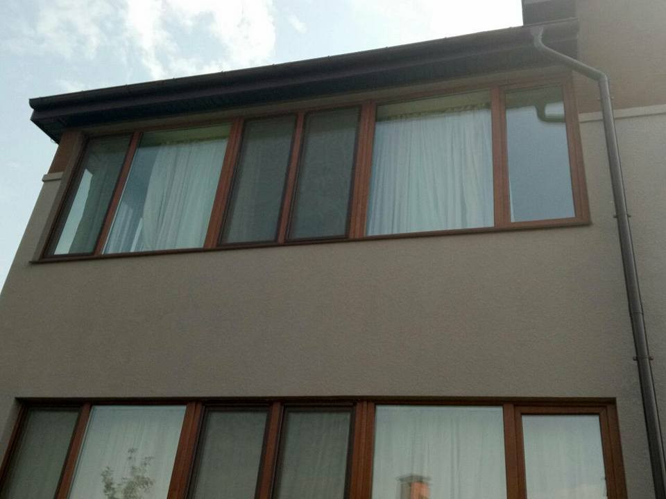 Остекление балкона теплыми алюминиевыми окнами
